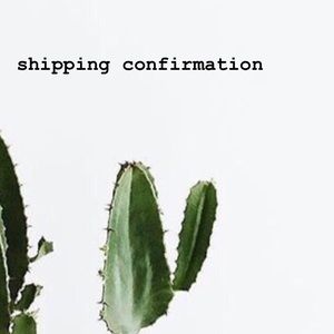 Shipping confirmation